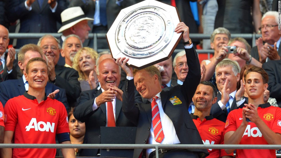 Moyes opened his United account with a 2-0 win against Wigan in August to secure the English Charity Shield -- a match played between the league champions and the FA Cup holders -- while also becoming the first United manager since Walter Crickmer in April 1931 to start life with a victory. 