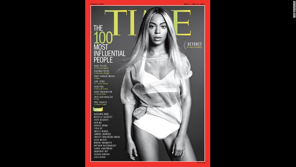 Time magazine has praised Beyonce as an industry tastemaker. In April 2014, &lt;a href=&quot;http://time.com/collection/2014-time-100/&quot; target=&quot;_blank&quot;&gt;the magazine called Bey&lt;/a&gt; one of the 100 most influential people in the world. 