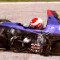 roland ratzenberger slumped in car