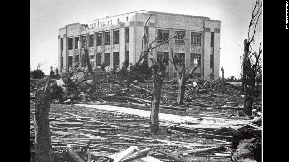 &lt;strong&gt;6. &lt;/strong&gt;The &quot;Woodward Tornado&quot; wreaked havoc across parts of Texas, Oklahoma and Kansas on April 9, 1947 killing 181 people and injuring 970. The funnel cloud reportedly was more than a mile wide in places.