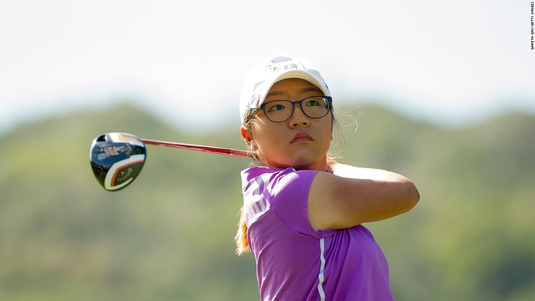 Golf&#39;s golden girl climbed to a world ranking of No. 1 when she was only 17 -- four years younger than Tiger Woods when he claimed the top spot for the first time.