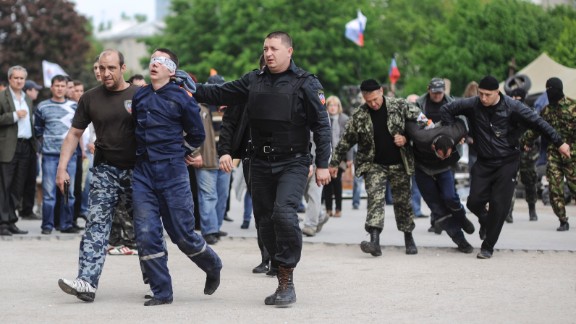 One European Observer Freed Others Still Held In Ukraine Cnn