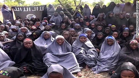 A screengrab taken on May 12, 2014, from a video of Nigerian Islamist extremist group Boko Haram obtained by AFP shows girls, wearing the full-length hijab and praying in an undisclosed rural location. Boko Haram released a new video on claiming to show the missing Nigerian schoolgirls, alleging they had converted to Islam and would not be released until all militant prisoners were freed.  A total of 276 girls were abducted on April 14 from the northeastern town of Chibok, in Borno state, which has a sizeable Christian community. Some 223 are still missing. AFP PHOTO / BOKO HARAM 
RESTRICTED TO EDITORIAL USE - MANDATORY CREDIT &quot;AFP PHOTO / BOKO HARAM&quot; - NO MARKETING NO ADVERTISING CAMPAIGNS - DISTRIBUTED AS A SERVICE TO CLIENTSHO/AFP/Getty Images
