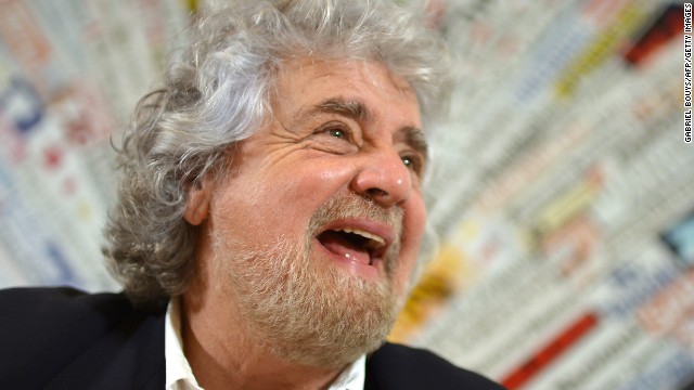 Comedian Beppe Grillo founded the Five Star Movement.