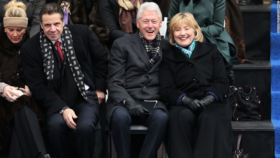 Former President Bill Clinton, center right, was notably embroiled in an office fling with former &lt;a href=&quot;http://www.cnn.com/2014/05/06/politics/lewinsky-clinton-affair/&quot;&gt;White House intern Monica Lewinsky&lt;/a&gt;, which became public in 1998. He and wife Hillary weathered the storm and other allegations of infidelity. 