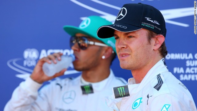 The atmosphere is frosty after Nico Rosberg takes a controversial pole ahead of Lewis Hamilton in Monte Carlo.  