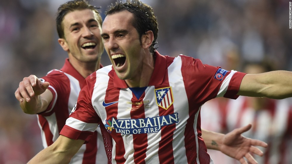In the 2014 final, Diego Godin&#39;s 36th minute goal had Atletico in front for nearly an hour until Sergio Ramos equalized in the third minute of stoppage time to force the match into extra time.
