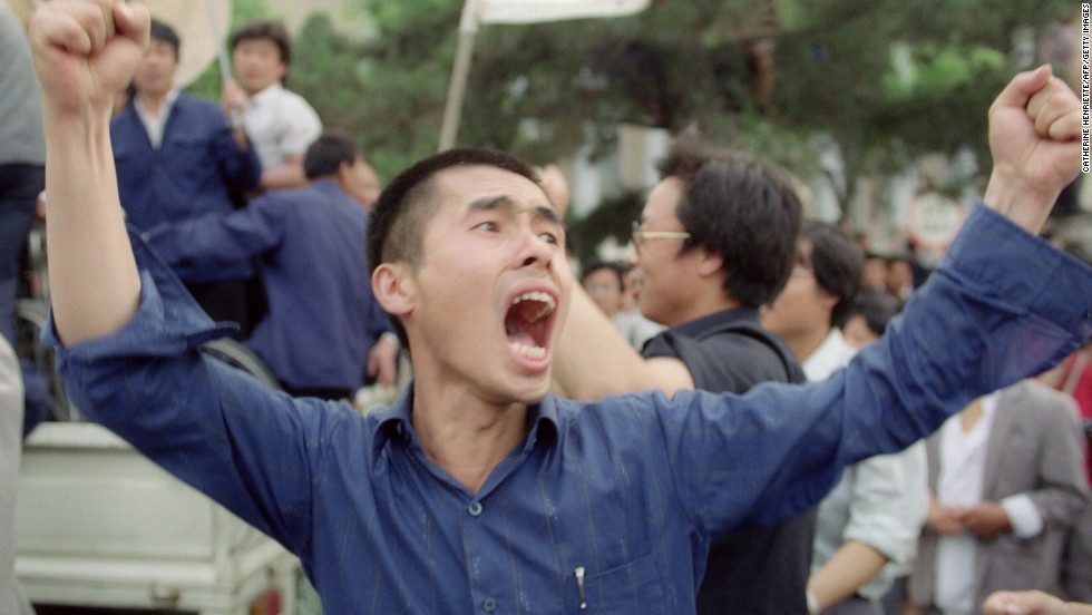 May 18, 1989 and Gorbachev has been in China for three days, witnessing street protests for each of those days. At the height of demonstrations, a million people were marching through Beijing.