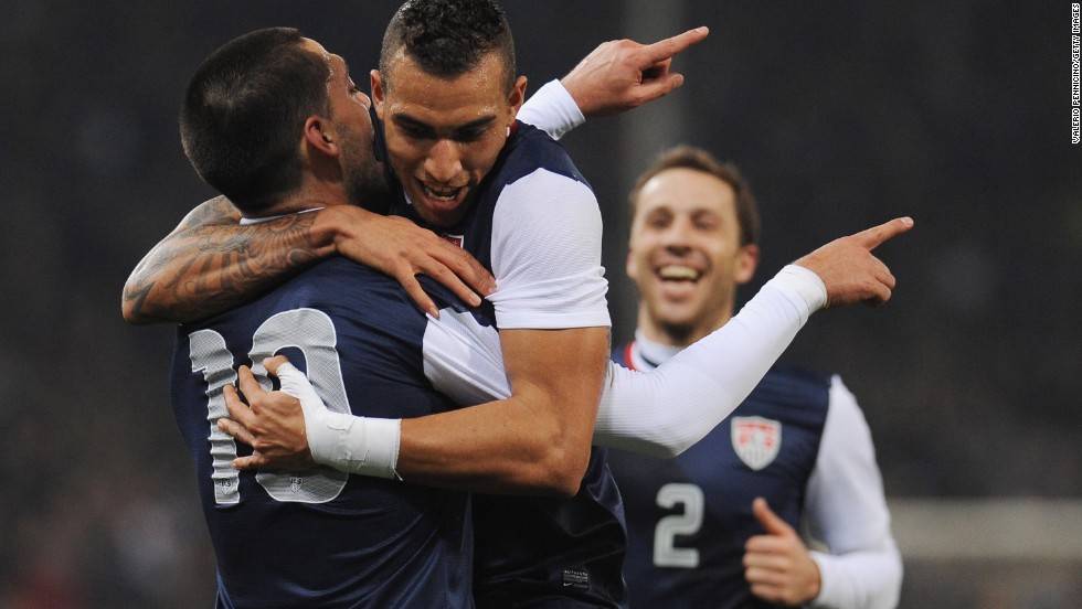 With Klinsmann at the helm, however, the U.S. achieved historic wins against Mexico and, pictured here, Italy in pre-tournament matches. The USMNT reached the second round of Brazil 2014, before suffering extra-time elimination at the hands of Belgium. 