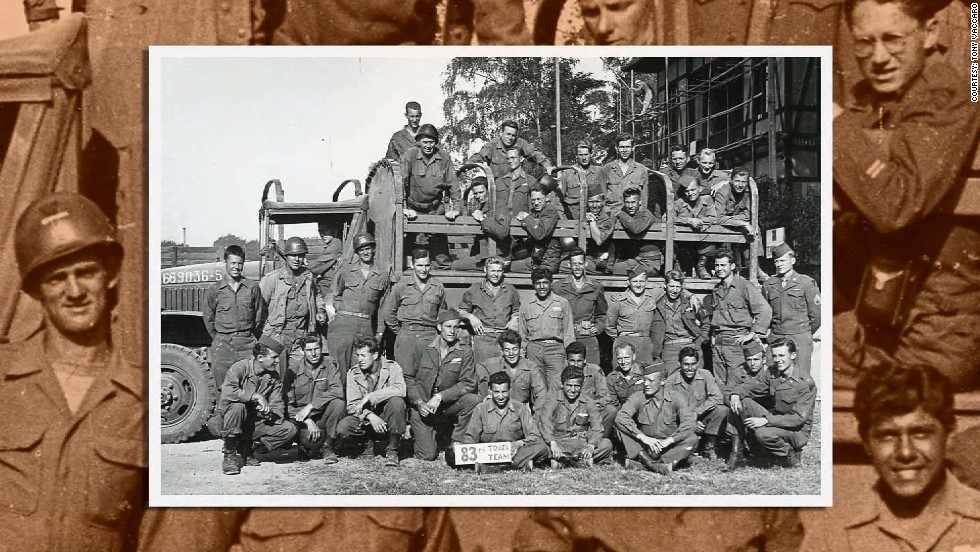 Vaccaro was a member of the 83rd Infantry Division. His commanding officer gave him permission to take photographs of the unit&#39;s experiences during the war.