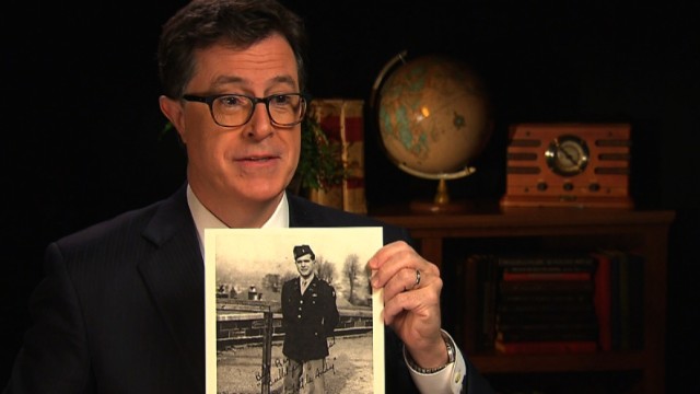 Stephen Colbert&#39;s emotional D-Day story