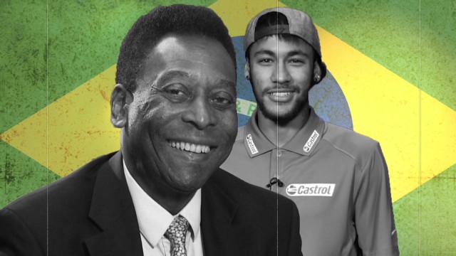 Pele and Neymar back Brazil for victory - CNN Video