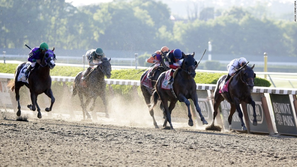But it wasn&#39;t to be as California Chrome finished fourth at Belmont Park to narrowly miss out on becoming the first horse since 1978 to claim the Triple Crown. 