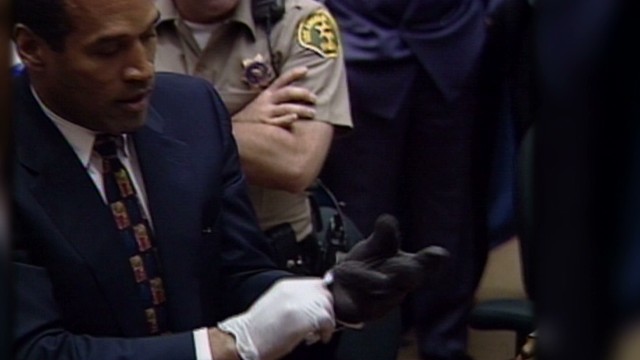 1995 Simpson Tries On Glove In Court Cnn Video