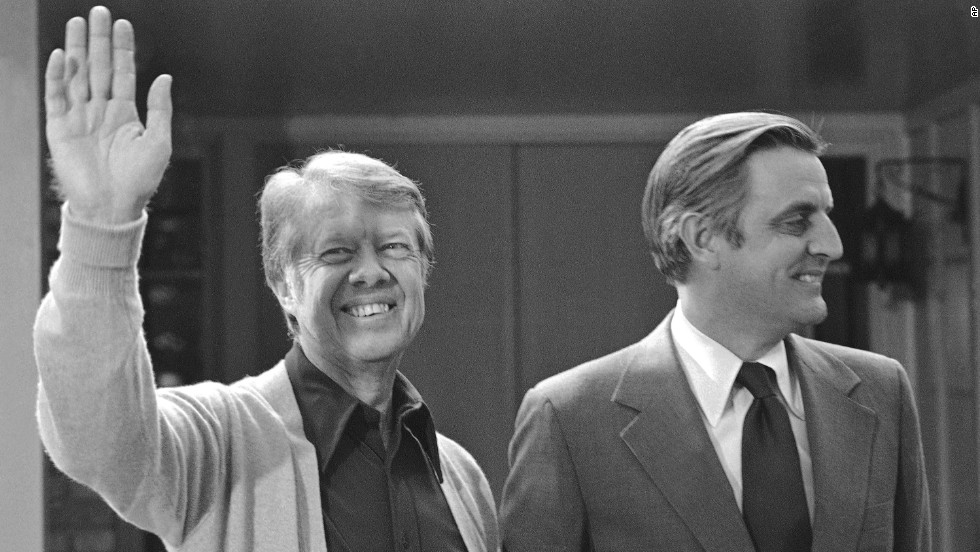 1976: First term Georgia Gov. Jimmy Carter bested a field of better known Democrats to become his party&#39;s presidential nominee.