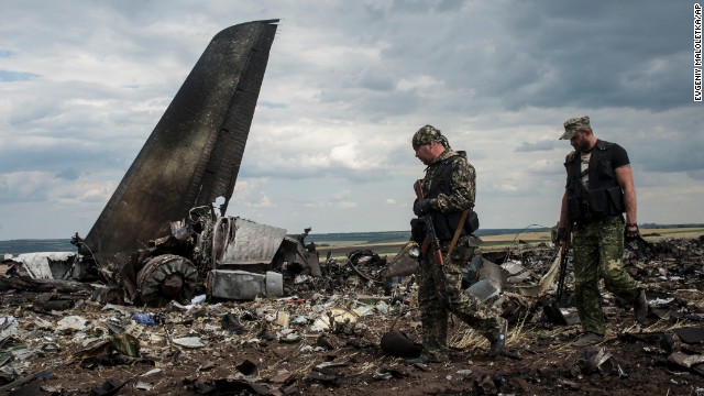 Official: Ukrainian plane shot down