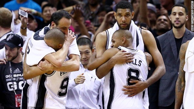 The Heat Is Off Spurs Take Nba Championship Cnn