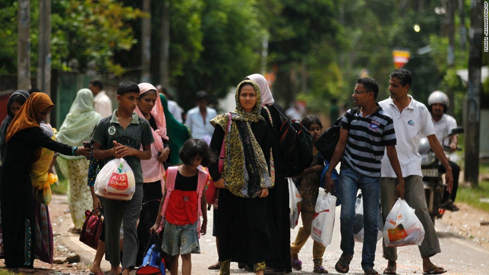 Sri Lankan Muslims seek sanctuary following a rampage by Buddhist mobs that many blame the BBS for inciting.