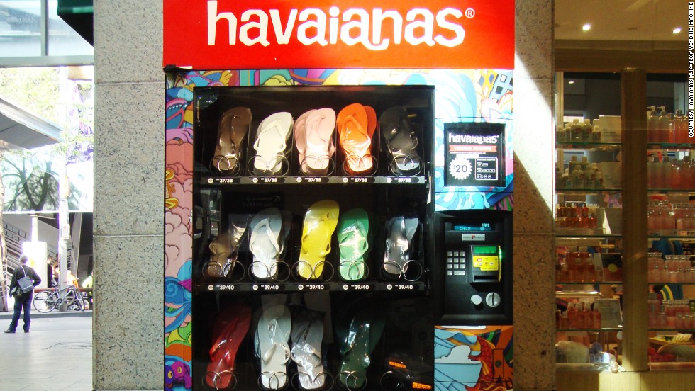 havaiana vending machine