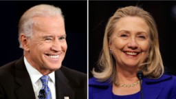 Joe Biden's lead is holding, while Hillary Clinton's was collapsing at this point