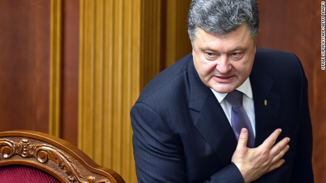 Ukraine&#39;s President Petro Poroshenko scheduled new elections.