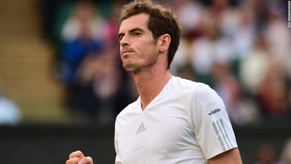 Andy Murray delighted his home fans on Centre Court with an evening stroll against Roberto Bautista Agut o f Spain.