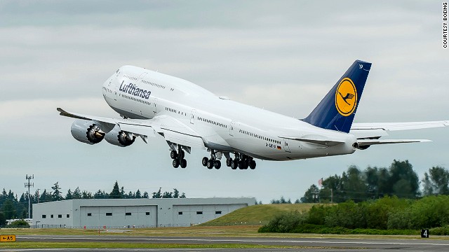 Boeing continues to produce new versions of its historic 747 model airliner more than 40 years after the original. This 747-8 Intercontinental was the 1,500th to come off the production line earlier this year.