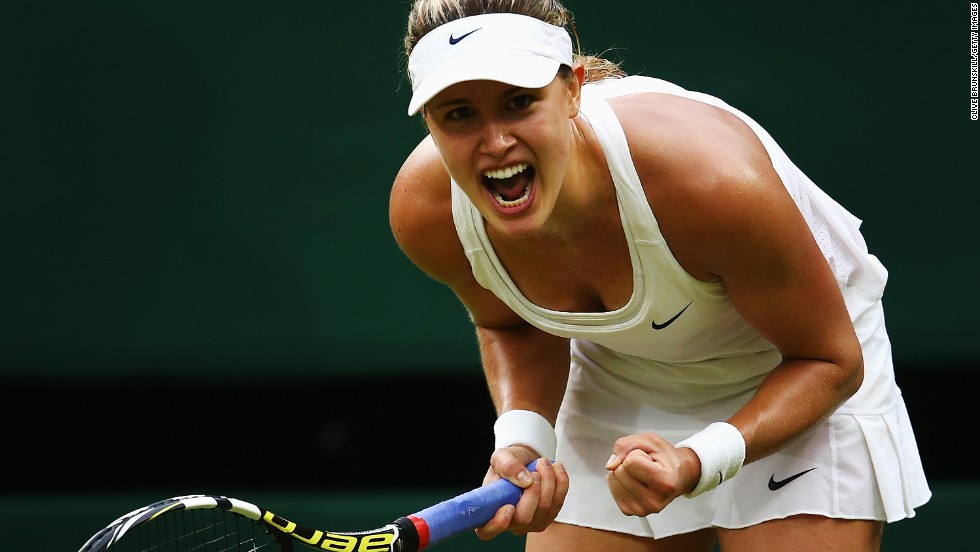 Eugenie Bouchard booked her place in the Wimbledon final thanks to a 7-6 6-2 win over Simona Halep.