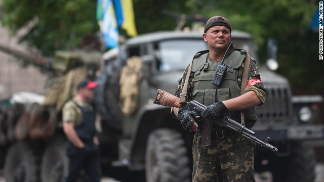 Ukrainian forces in control of Slovyansk