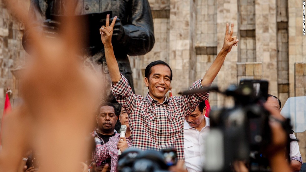  Widodo elected as Indonesia's president in 2014