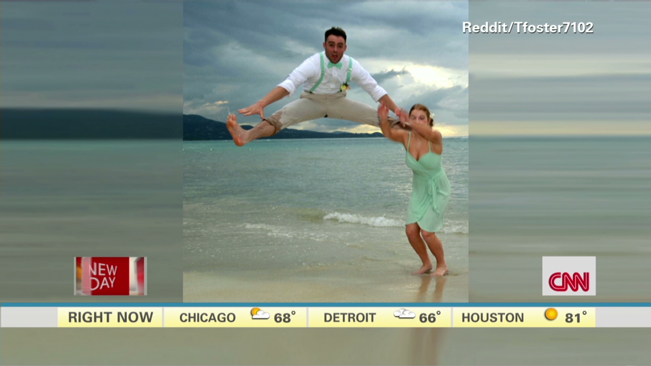 Goofy Wedding Pic Goes Viral Cnn Video