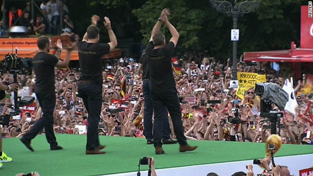 Germany celebrates World Cup victory