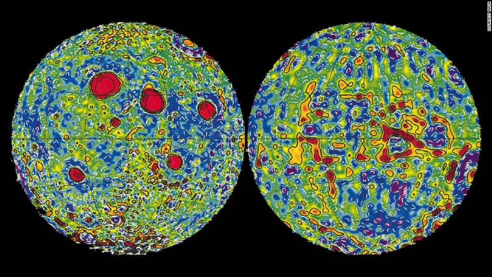 Gravity Map Of The Moon 10 Beautiful Moon Maps Through The Ages