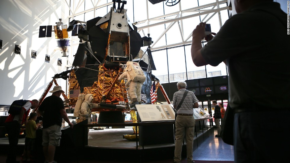 There were 12 lunar modules built for the Apollo moon-landing program.