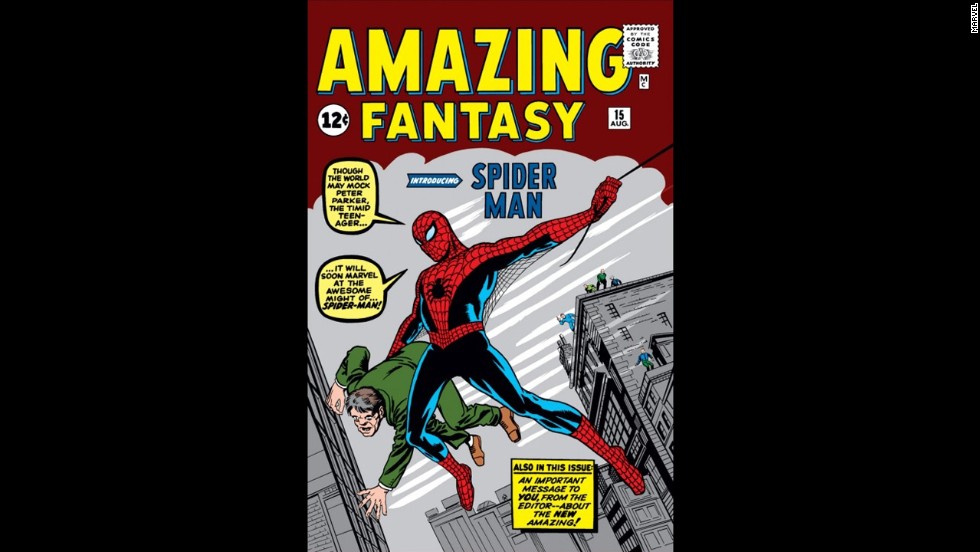 The No. 15 issue of the &quot;Amazing Fantasy&quot; comic book series, published August 10, 1962, marked the first appearance of Spider-Man. The issue is one of the most valuable comics of all time.