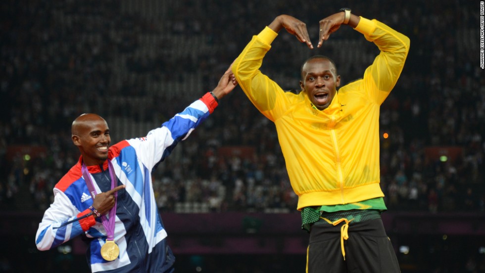 Even the fastest man in the world, Usain Bolt, got in on the &#39;Mobot&#39; act.