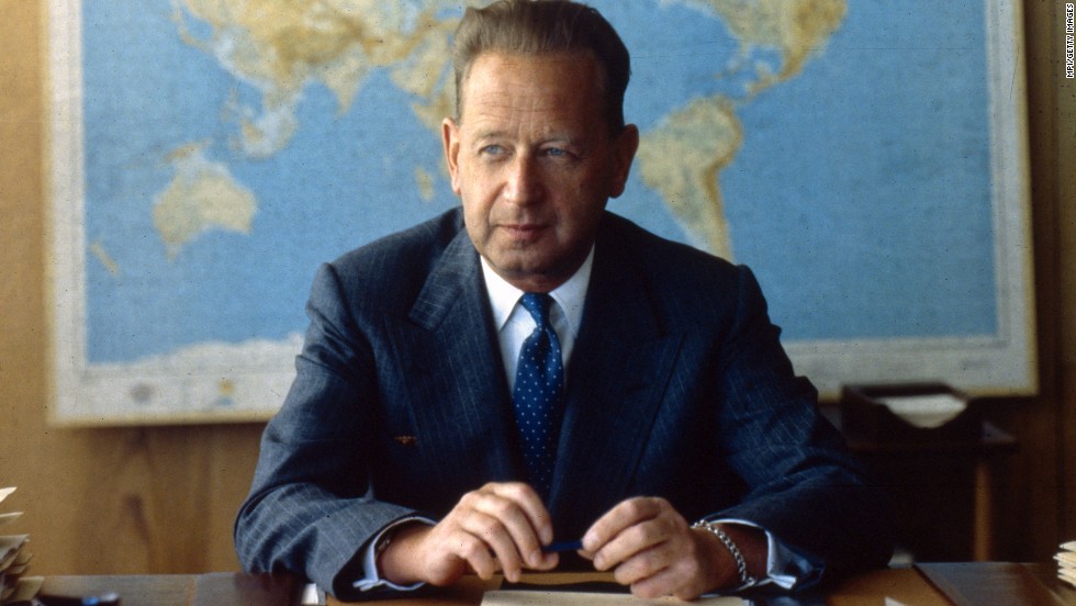The United Nations has often been criticized as ineffectual, but&lt;strong&gt; Dag Hammarskjold&lt;/strong&gt;, its second secretary-general, was determined to change that. &quot;(The major powers) thought they had got a safe, bureaucratic civil servant, nonpolitical, and they got Hammarskjold. It will never happen again,&quot; an aide once said. Hammarskjold died in a plane crash on September 18, 1961, while trying to settle conflict in the Congo. He was the first person posthumously awarded the Nobel Peace Prize.