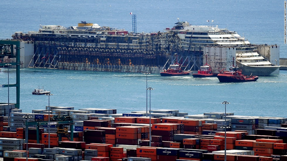 9 Things To Know About The Salvage Of Costa Concordia Cnn