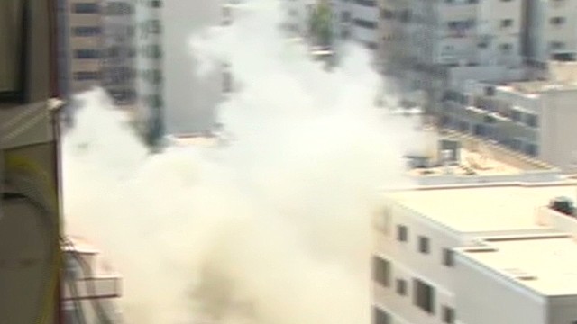 CNN reporter has close call in Gaza