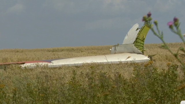 Eerie silence surrounds MH17 crash site