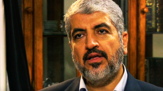 Hamas political leader Khaled Meshaal