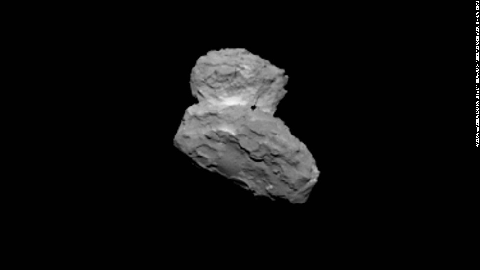 This image of the comet was taken on August 1, 2014, as Rosetta closed in its target.