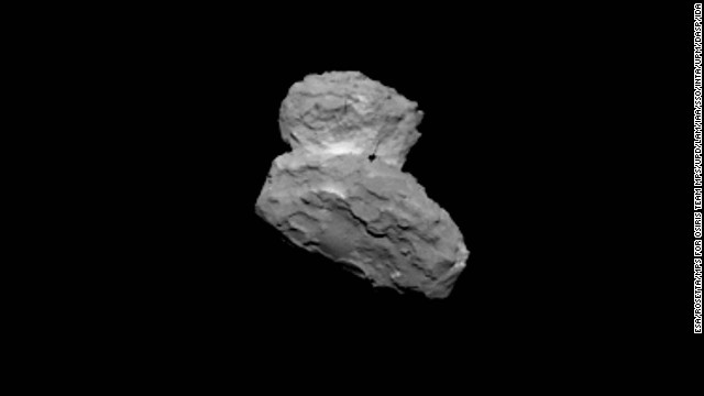Questa immagine della cometa è stata scattata il 1 agosto 2014, mentre Rosetta chiudeva il suo obiettivo.