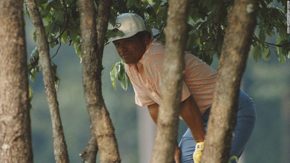 American Lee Trevino peaks out from amidst the trees on his way to glory at 1984 U.S. PGA Championship in Alabama, the sixth and final major success of his illustrious career.&lt;br /&gt;&lt;br /&gt;&quot;I love the quiet moment of decision,&quot; said Cannon. &lt;br /&gt;&lt;br /&gt;&quot;This is one very rare, quiet moment in the life of one of golf&#39;s truly great characters on his way to his final major championship.&quot;&lt;br /&gt;