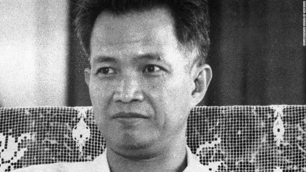 Historical, undated photo of Khieu Samphan. During his trial, Khieu Samphan expressed remorse, claiming he was unaware of the full extent of the atrocities. He became the public face of the Khmer Rouge as it sought international credibility after its fall.