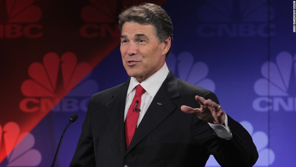 At a GOP presidential debate on November 9, 2011, Perry fails to remember the third of three agencies he would cut if elected president. With self-deprecation he uttered &quot;oops,&quot; a word that has since made him the butt of jokes, including his own. 