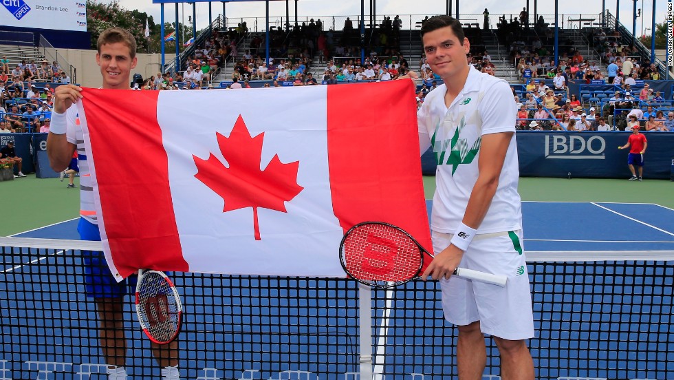 After Wimbledon, in Washington, Raonic and Pospisil took part in the first all-Canadian singles final. Raonic defeated his compatriot 6-1 6-4 at the hard-court event.  