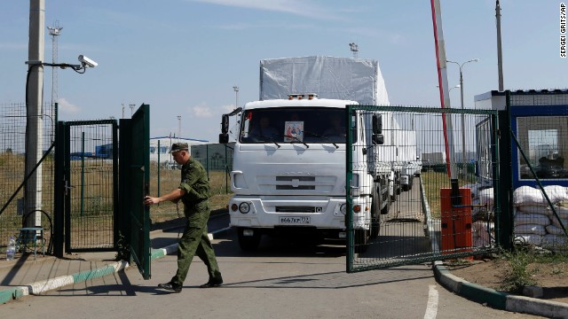 Questions return with Russian convoy