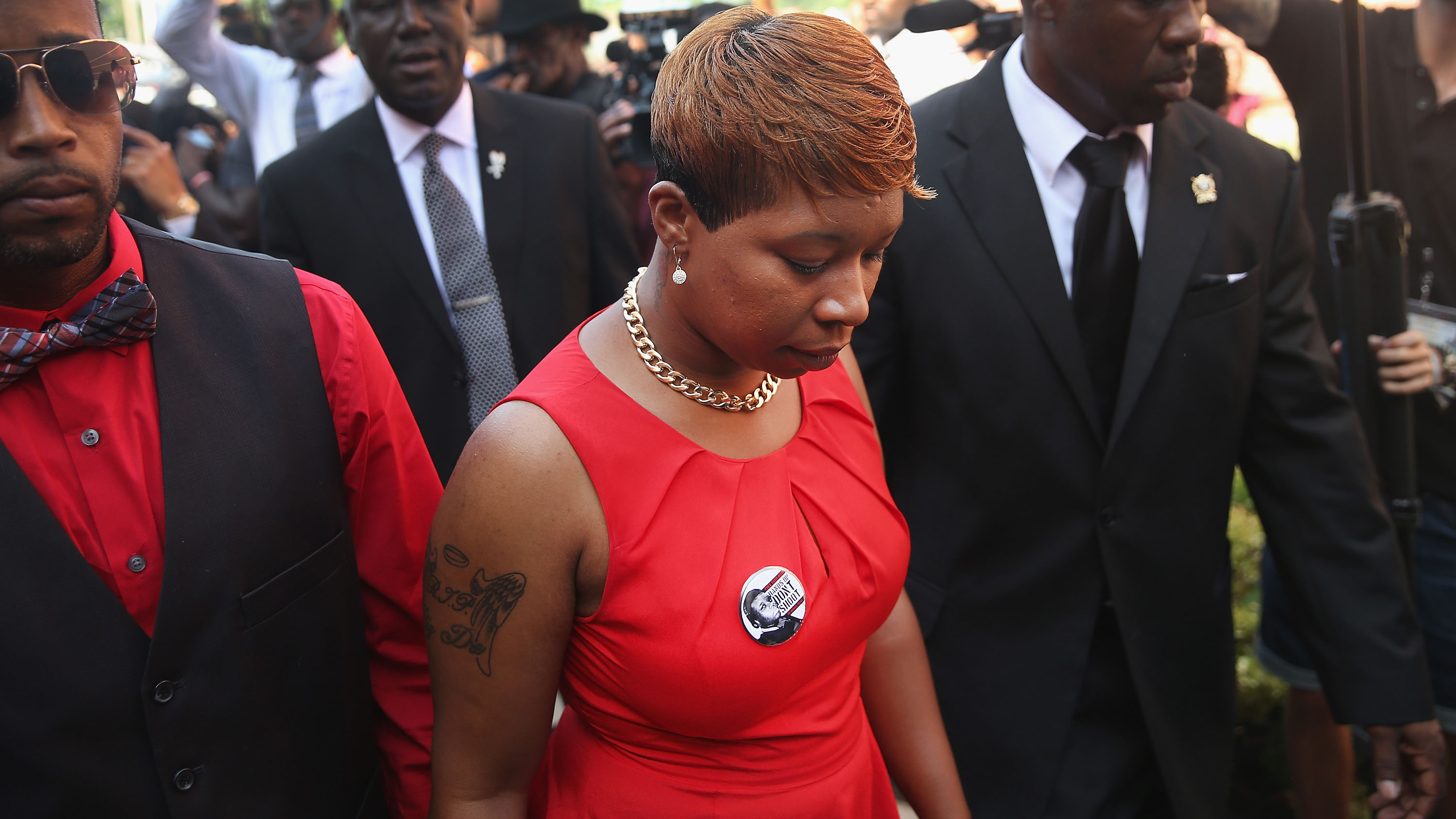 The Funeral Of Michael Brown