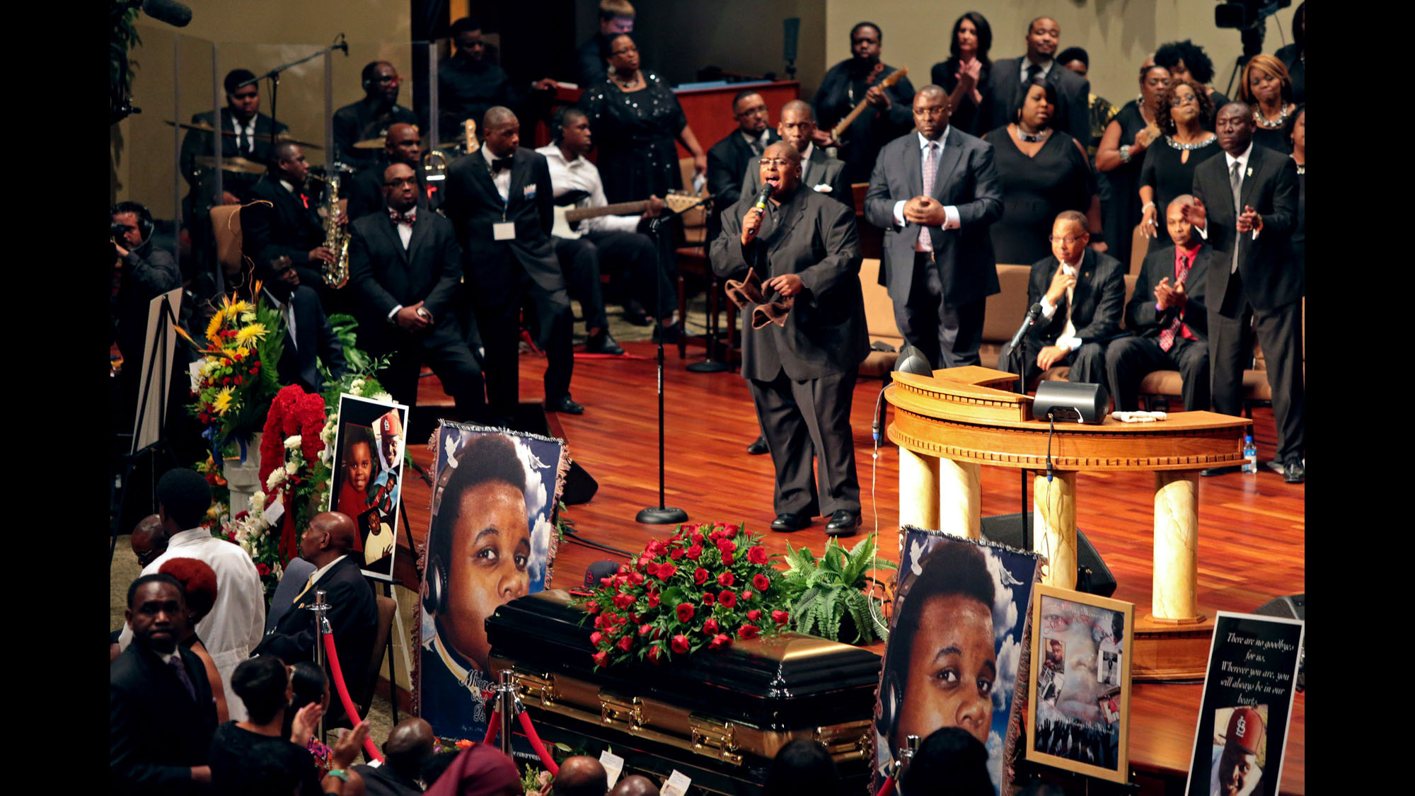 The Funeral Of Michael Brown